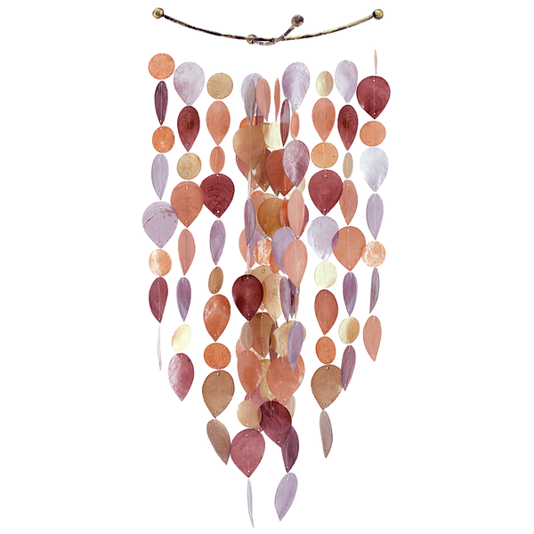 Capiz Chime Leaf | Autumn