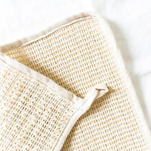 Natural Sisal Washcloth - Organic Zero Waste Plastic Free