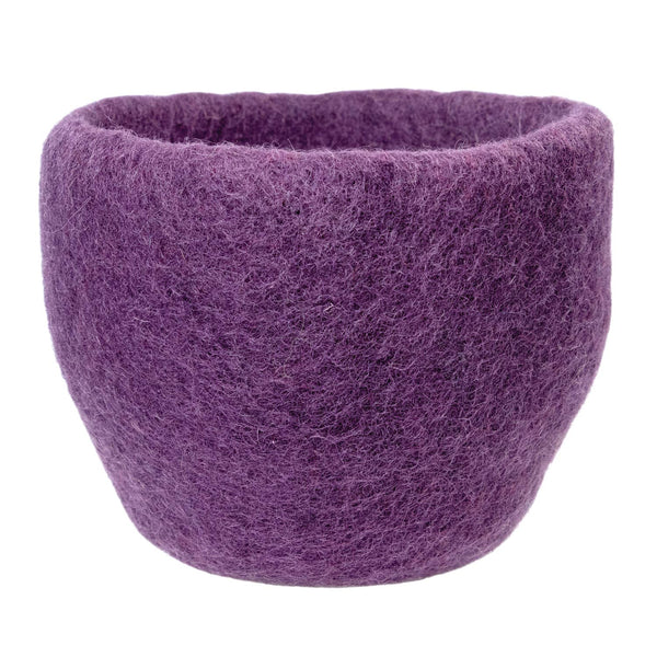 Cozy Felt Planter, Amethyst