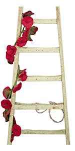 Wine Felt Flower Garland