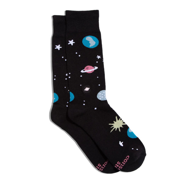 Socks that Support Space Exploration - Galaxy/ Medium