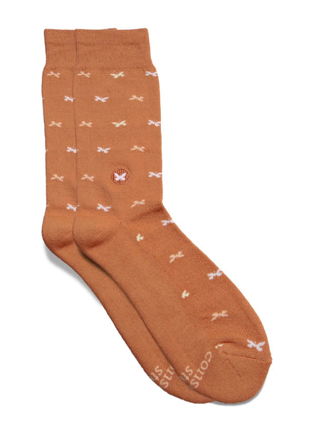 Socks that Stop Violence Against Women - butterfly/small