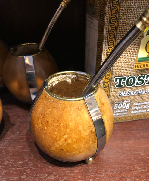 Mate Gourd with Bombilla – Sojourns Fair Trade