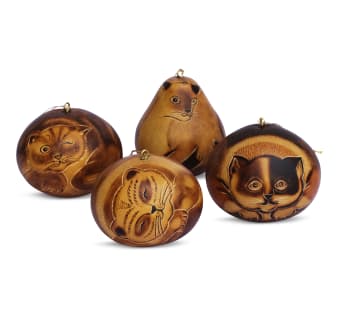 Cat Gourd Ornament
