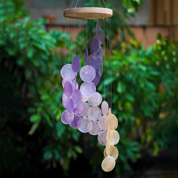 Sunrise Spiral Capiz Chime