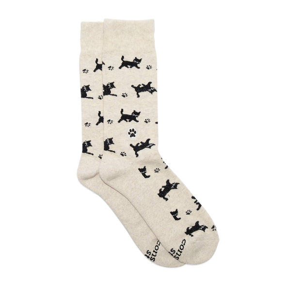 Socks that Save Cats - Black Cats/ Medium