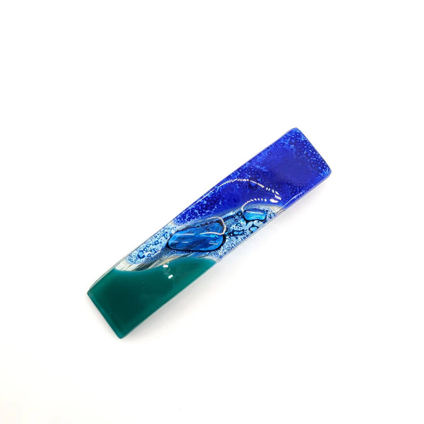 Fused Glass Large Barrette