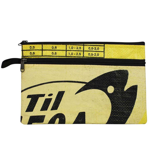 Double Zip Cases - Unisex Travel Pouch - Multipurpose Pouch: Small Green Frog