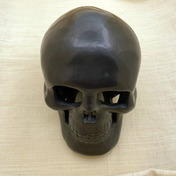 XL Black Clay Skull, Mexico