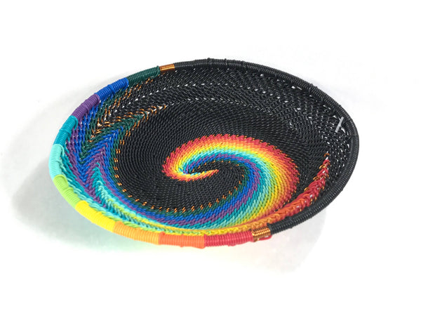 African Rainbow Small Oval Bowl