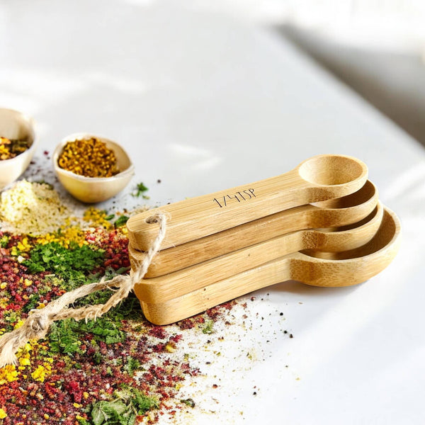 Bamboo Teaspoon Measuring Set | Christmas Gift Bestseller