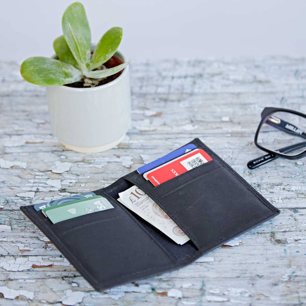 Handmade Buffalo Leather Credit Card Holder