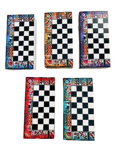 Peruvian Handmade Chess Board Game 8"