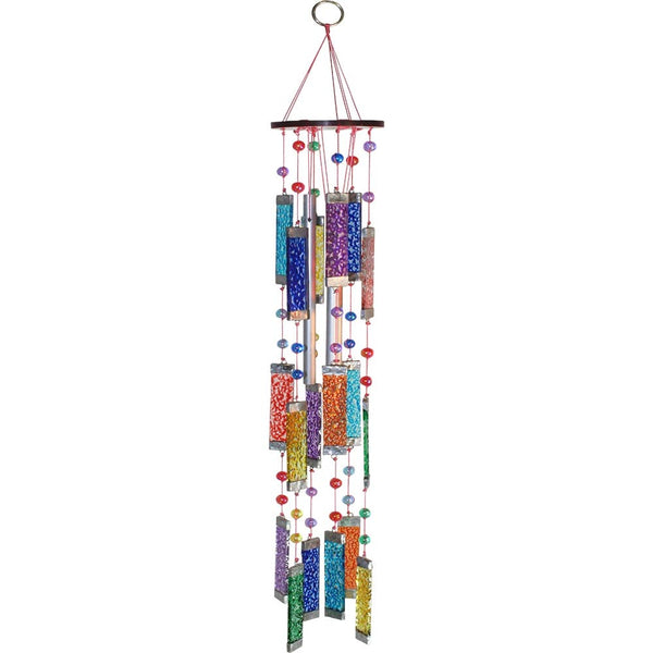 Rainbow Glass Suncatcher Chime-
