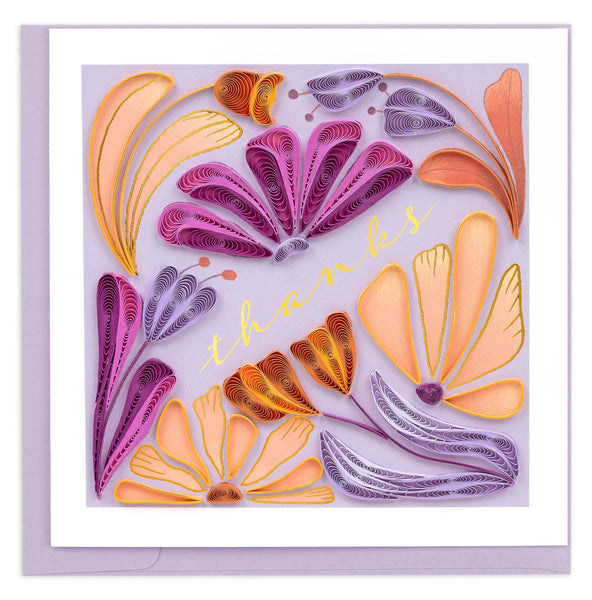 Bold Floral Thank You