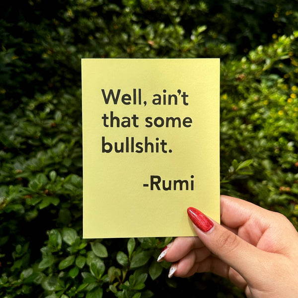 Rumi Card