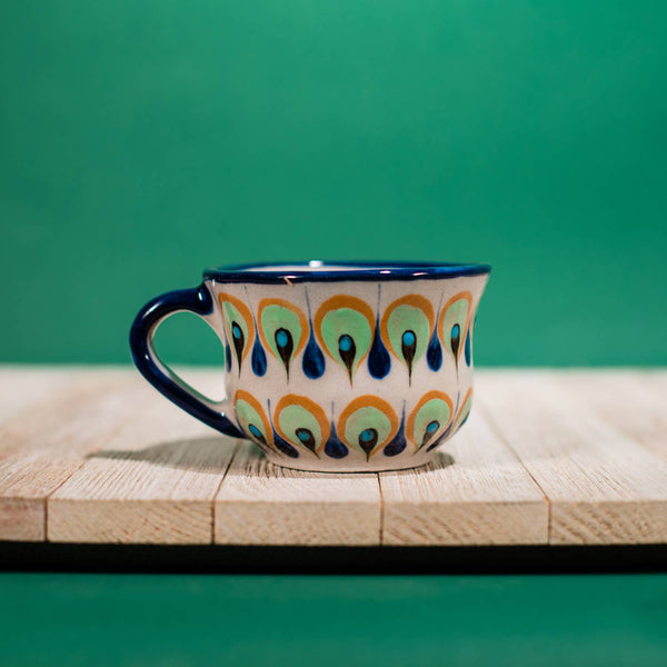 White San Antonio Tea cup
