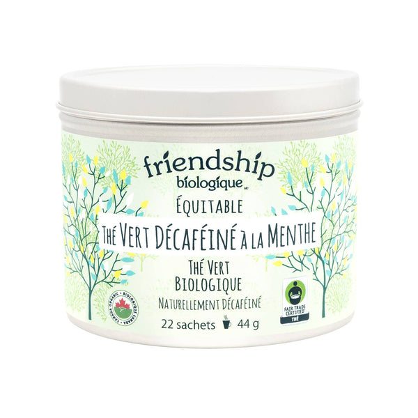 Decaf Green Mint Tea, Organic and Fair Trade Certified