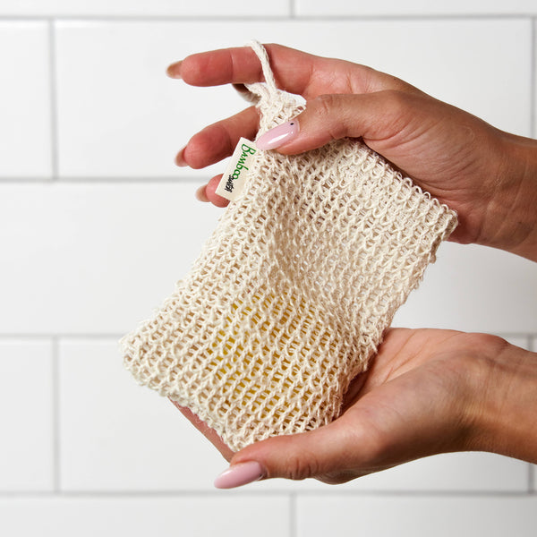 Compostable Sisal Soap Saver Bag | Soap Gift Bestseller