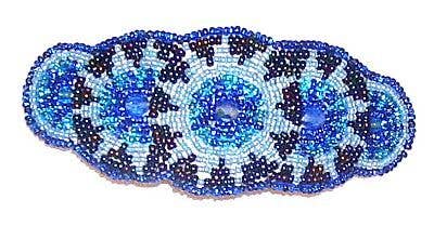 Andrea Seed Bead Hair Barrette - Guatemala