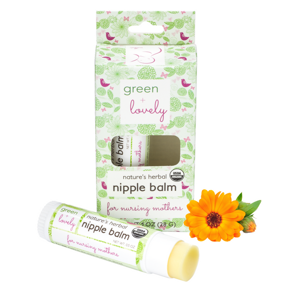 Nature's Herbal Nursing Nipple Balm - Healing Breastfeeding