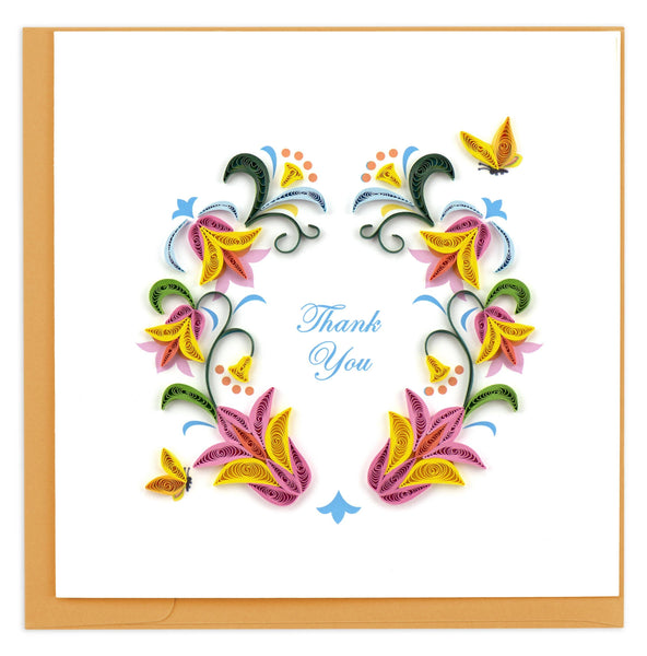 Thank You Flower Wreath