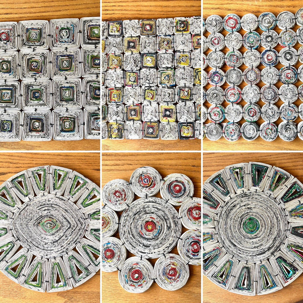 Recycled Paper Trivets by the Lao Disabled Women's Center