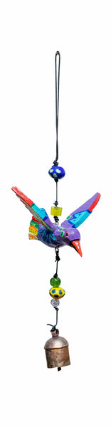Happy Hummingbird/Hand Pained/Beds & Bell