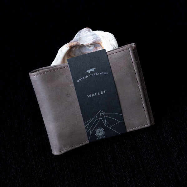 BIFOLD Leather Wallet  Italian Mocha  /  Fair Trade Artisan