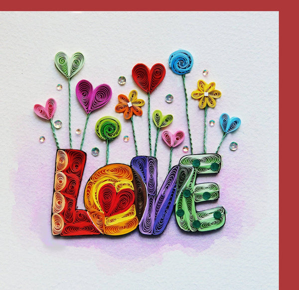 Love with flower and hear LV-48