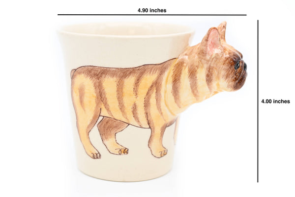French bull (light brown) mug 10 oz