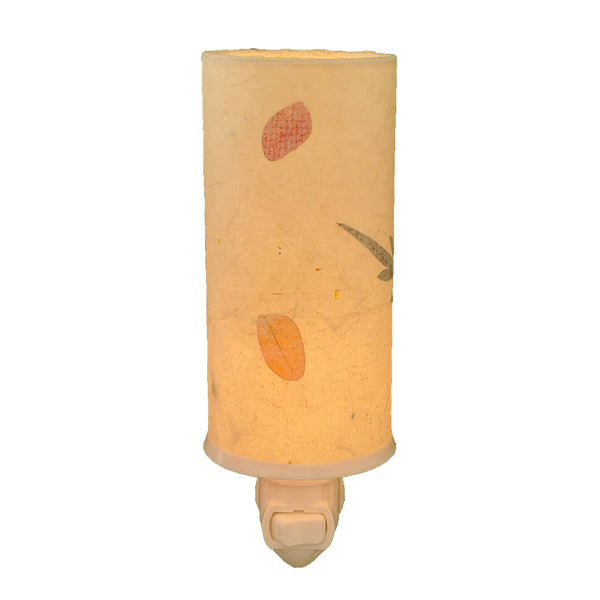 Paper Nightlight Natural, Shade Made of Handmade Paper