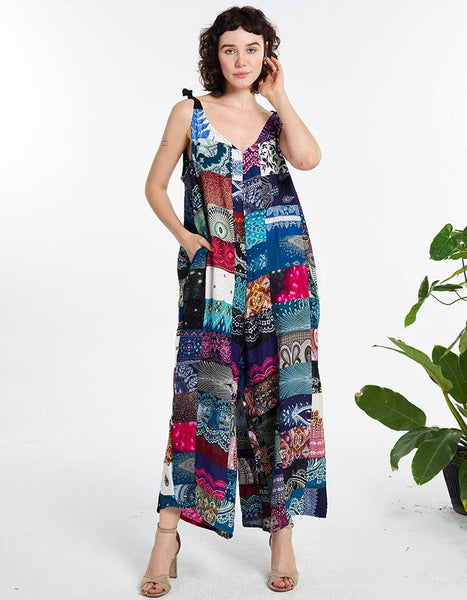 PATCHWORK OVERALL