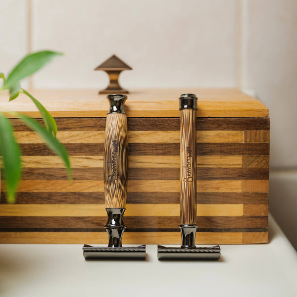 Bamboo Stainless Steel Safety Razor | Earth Day Bestseller