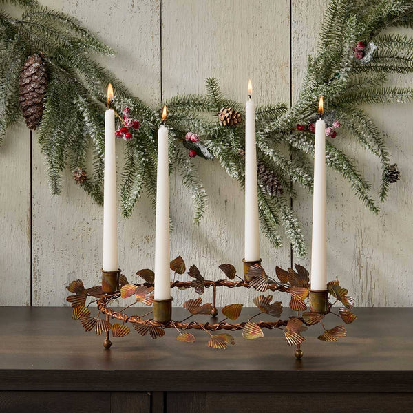 Ginkgo Advent Wreath