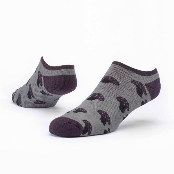 Organic Cotton Mushroom Taupe Footie Socks