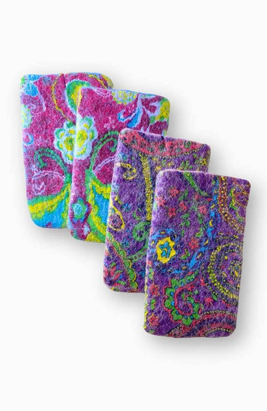Sari Infused Felted Eyeglass Holder