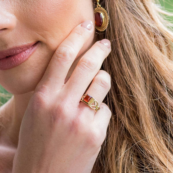 Tanvi gold plated rings - 24 pack