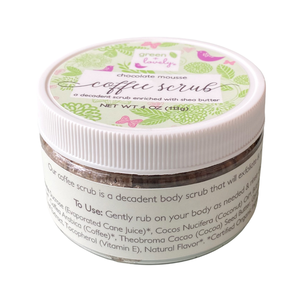Chocolate Mousse Coffee Sugar Scrub