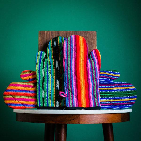 Handwoven Fair Trade Guatemalan Oven Mitt