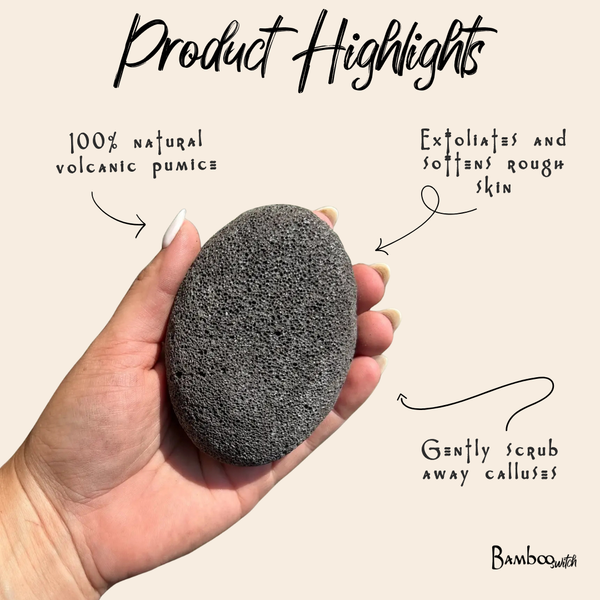Large Natural Pumice Foot Stone | UPDATED design