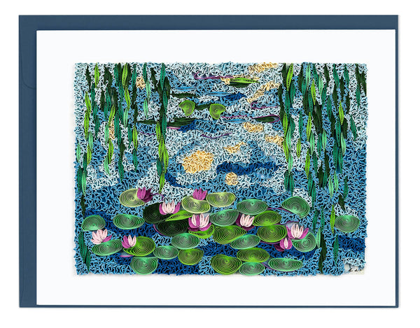 Artist Series - Quilled Water Lilies 1916-19, Monet Card