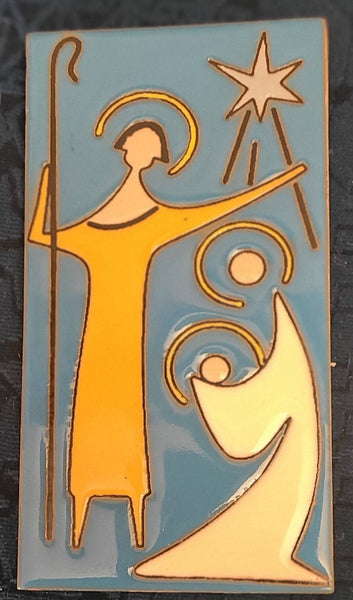 Nativity scene tile