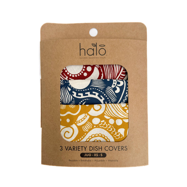 Halo Dish and Bowl Cover Small Set of 3 Paradise