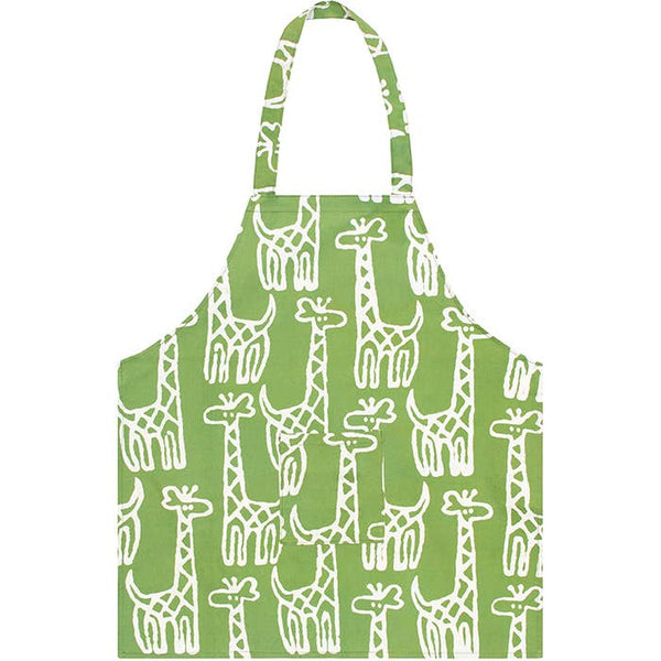 Apron Kids: Giraffe - Olive-Organic