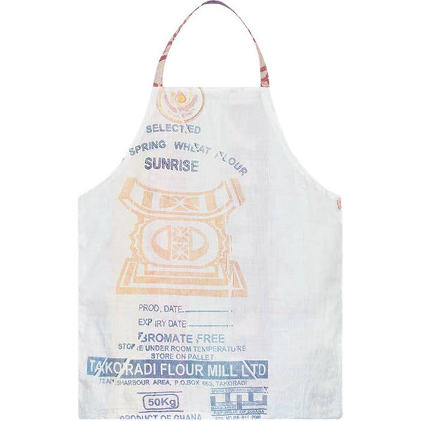 Apron Reversible: Blooms - Indigo-Organic