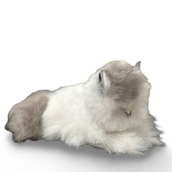 Cat Kitty Baby Alpaca Fur Pet Ultra Soft Mixed Colors 8"