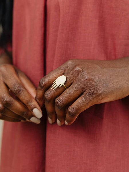 Mani Ring Gold