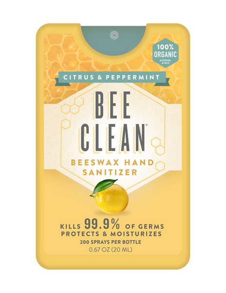 Organic Beeswax Bee Clean Hand Sanitizer Spray 12 pack