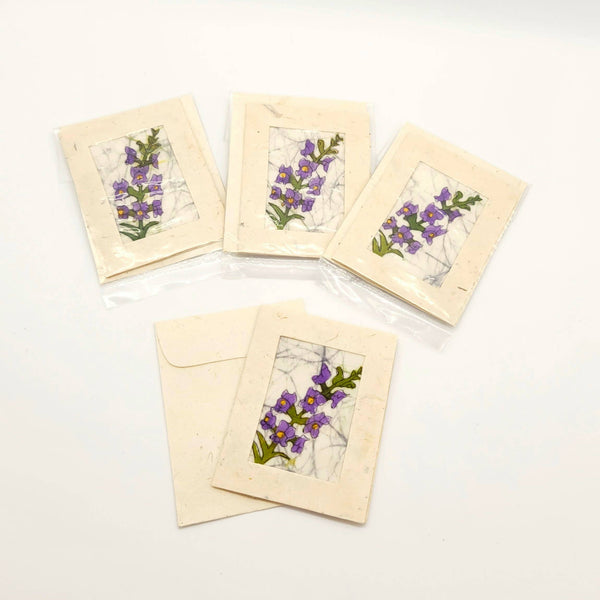 Batik Snapdragon Mini Card